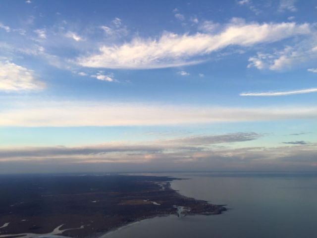 Piper Cherokee (N724CA) - Over Duxbury Beach