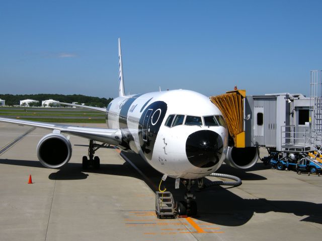 BOEING 767-300 (JA606A) - "Panda" All Nippon Airways Boeing 767-381(ER) JA606A in Tokyo Narita Airport