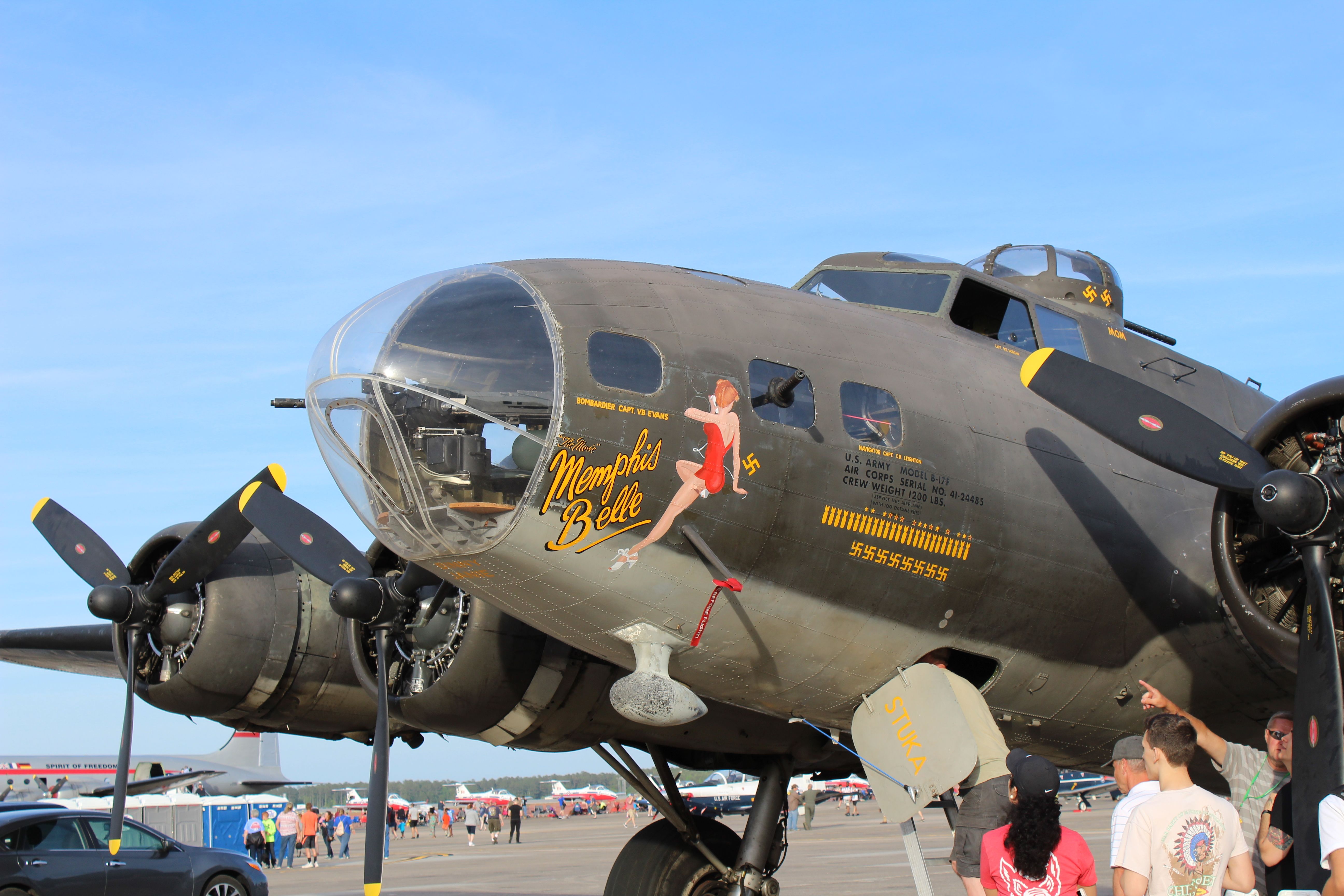 Boeing B-17 Flying Fortress — - B-17F "Memphis Bell" used in the movie.