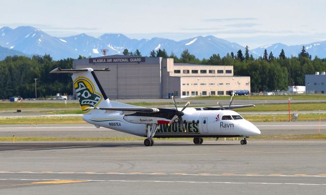 de Havilland Dash 8-100 (N887EA) - Ravn Alaska De Havilland Canada DHC-8-106 Dash 8 N887EA in Anchorage 