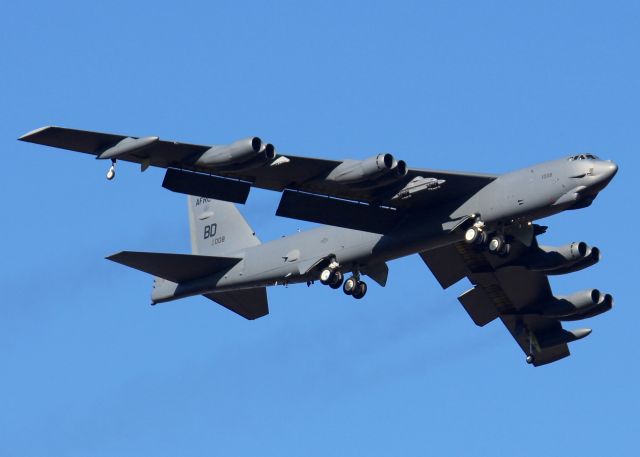 Boeing B-52 Stratofortress (61-0008) - At Barksdale Air Force Base.