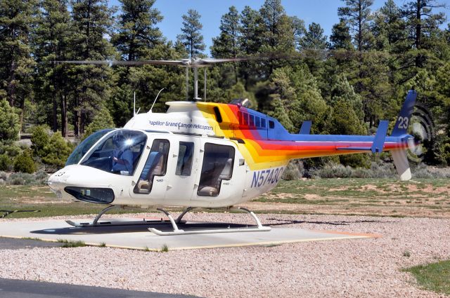 Bell JetRanger (N5743C) - Bell 206L-1 LongRanger II, Papillon Grand Canyon Helicopters (May 2010)