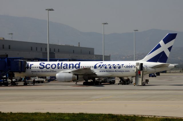 Boeing 757-200 (SX-BVM) - Another historical photo: Defunct Airline and Airplane!