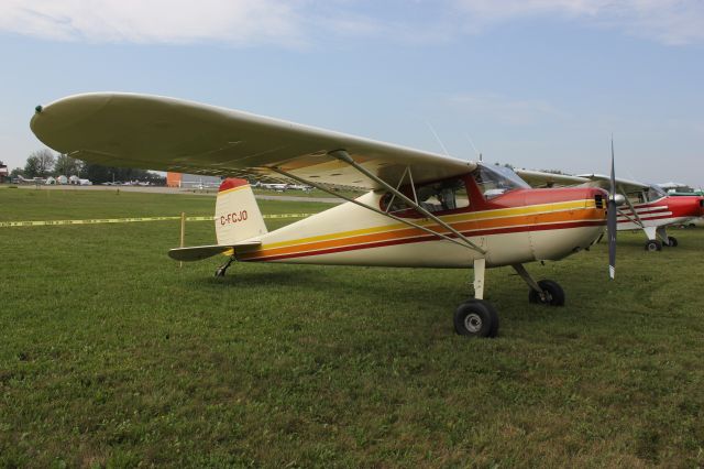 C-FGJO — - Cessna 140 C-FGJO Aéroport de Lachute CSE4 QC. 25-08-2018