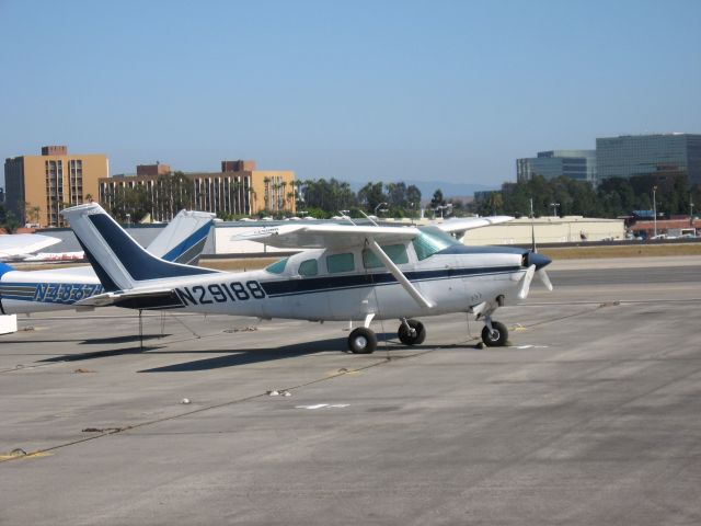Cessna 206 Stationair (N29188) - Parked at Santa Ana