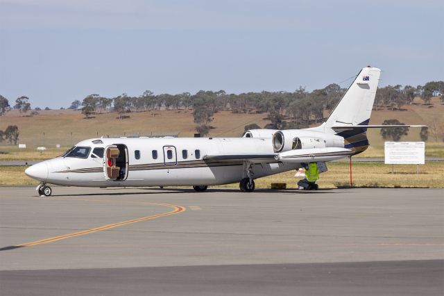 IAI 1124 Westwind (VH-KNS) - Pel-Air (VH-KNS) IAI Westwind 1124 parked on the tarmac at Wagga Wagga Airport.