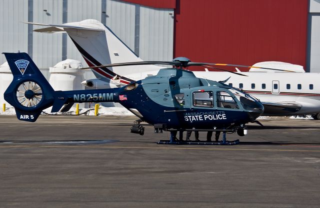 Eurocopter EC-635 (N825MM) - Massachusetts State Police Air Wing - 1st ever upload of N825MM on FlightAware.Com !