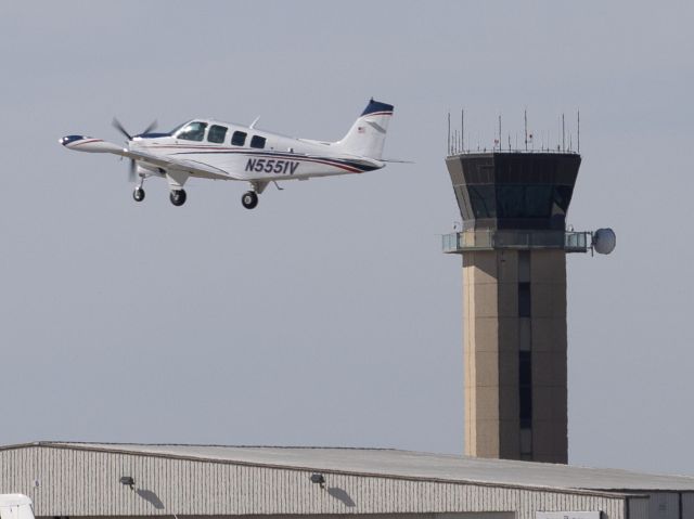 Beechcraft Bonanza (36) (N5551V) - Take off 19L at Wichita KS. 11-NOV-2024.