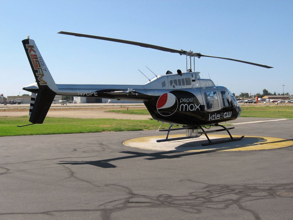 Bell JetRanger (N76PE) - KTLA/KIIS traffic copter