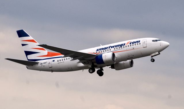 Boeing 737-800 (OK-SWT) - TAKEN FROM FREEPORT CARPARK