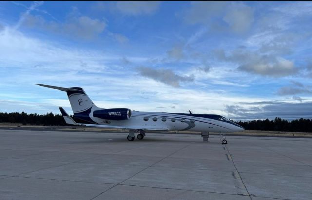 Gulfstream Aerospace Gulfstream IV (N196CC) - Beautiful skies in Flagstaff, AZ.