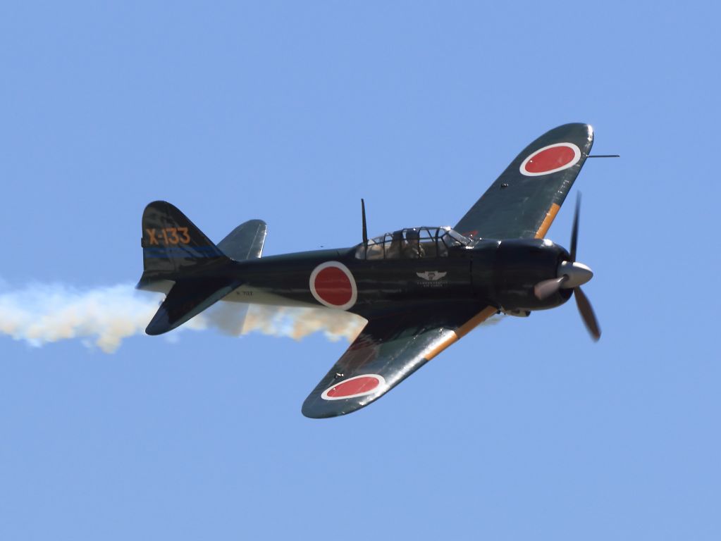 Mitsubishi A6M Zero (N61120) - Mitsubishi A6M5 ZERO/Reisen/Zekebr /Chino Planes of Fame 2014 AirShow