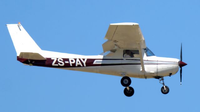 Cessna 152 (ZS-PAY) - Student performing touch-and-go onto RWY 26 at PLZ