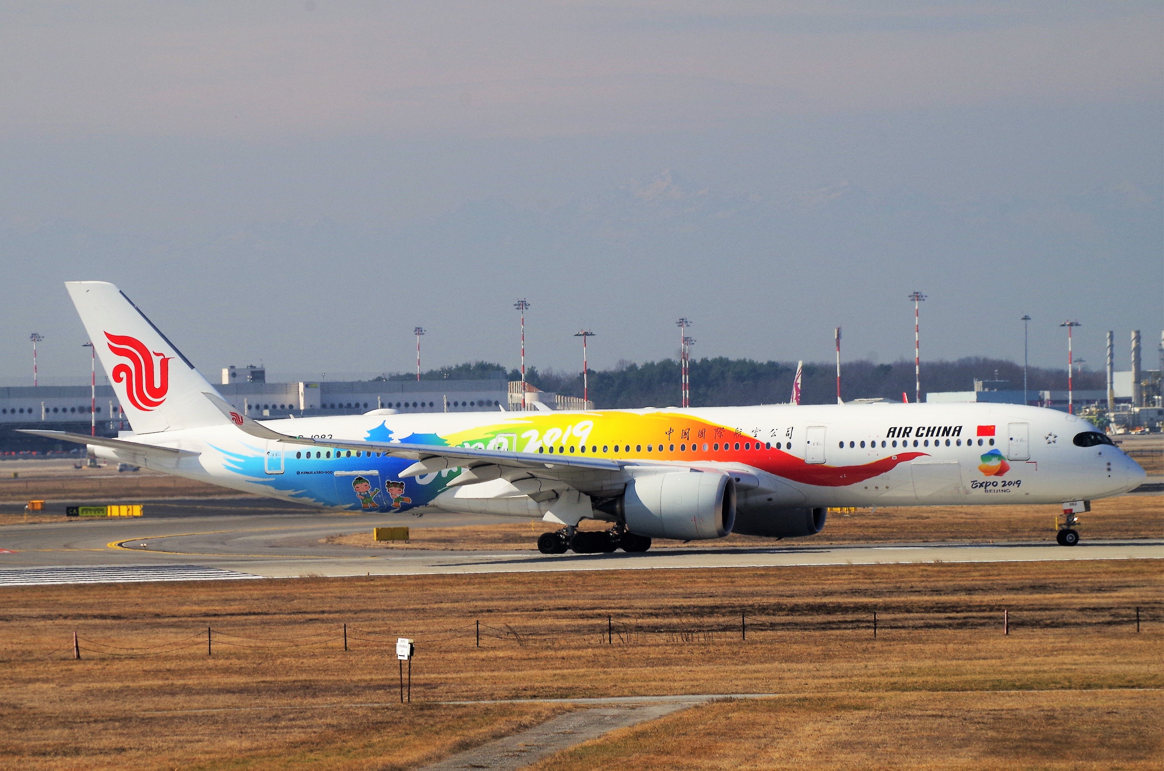 Airbus A350-900 (B-1083) - MALPENSA - BEIJING 