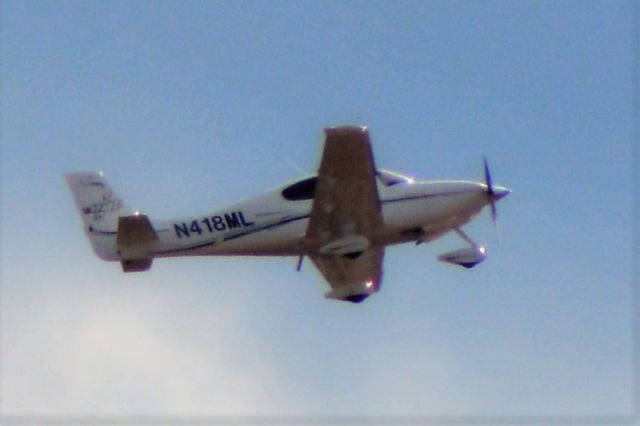 Cirrus SR-22 (N418ML) - 3/8/18