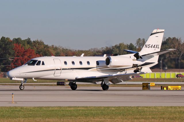 Cessna Citation V (N544XL) - N544XL, Citation 560XL, c/n 560-5044 at Toledo Express Airport (KTOL), OH, USA on 18 Oct 2017.