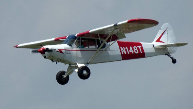 Piper L-21 Super Cub (N148T) - On final is this 1953 L-21 Super Cub PA-18-105 in the Summer of 2021.