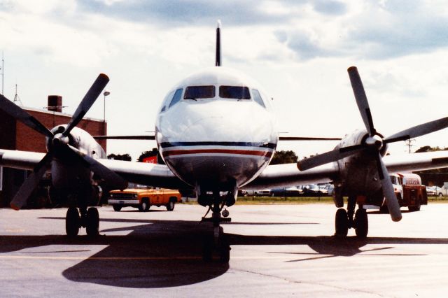 NAMC (1) YS-11 (N273P) - PBA YS-11 at Hyannis in 1983