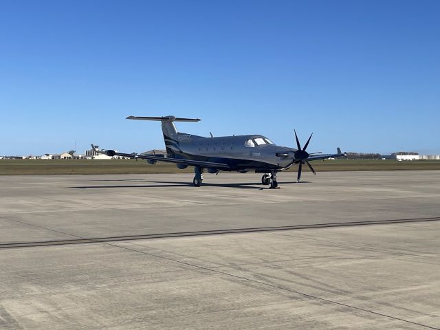 Pilatus PC-12 (N408FZ) - Pilatus PC-12 @KECG ramp.