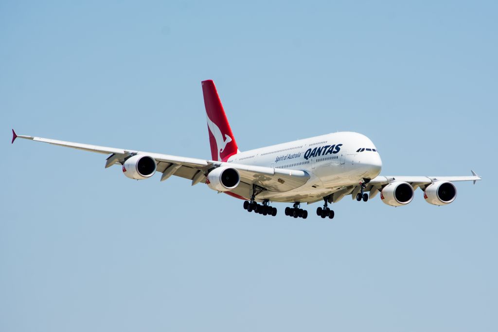 Airbus A380-800 (VH-OQF) - 08/07/2015 Qantas VH-OQF A380 KDFW