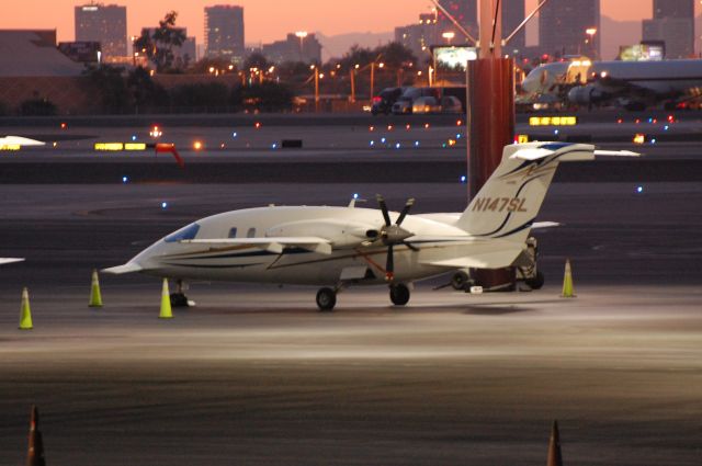 Piaggio P.180 Avanti (N147SL) - Piaggio P.180 Avanti (twin-turboprop)  PERFORMANCE  Maximum Cruise Speed   402 KTAS at 31,000 ft   Take-off Distance  S.L. - ISA 2850 ft (869 m)  Landing Distance  S.L. - ISA 2860 ft   Rate of Climb  S.L. - ISA 2950 ft/min     CEILING  41,000 ft    IFR RANGE  IFR Maximum Cruise Range (with 4 passengers)  1,407 nm    ENGINES  Two Pratt & Whitney Canada PT6A-66B, 1630 Thermodynamic HP each, flat rated at 850 SHP    EXTERNAL DIMENSIONS  Wing Span  46.03 ft  Length  47.28 ft  Height  13.06 ft    CABIN DIMENSIONS  Height  5.74 ft  Width  6.07 ft  Length  14.93 ft    WEIGHTS  Maximum Take-Off Weight  12,100 lbs  Standard Equipped Empty Weight  7,800 lbs  Useful Load (Incl. Crew)  4,300 lbs  Maximum Payload  2,000 lbs    SEATING CAPACITY  Maximum Seating Capacity  9 + 2 crew  Typical Executive Payload  6 + 1 crew