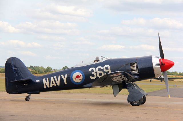 F-AZXL — - Hawker Fury BF.11br /Manufactured in 1948, UKbr /Photo: 11.07.2015