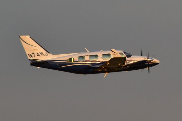 Piper Navajo (N74MJ) - YFLY LLC departing KJQF - 3/29/19