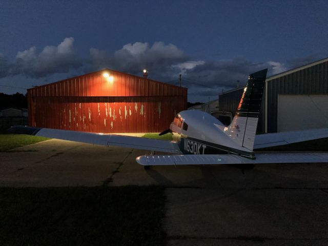 Piper Cherokee (N630KT) - Back home after a 972nm round trip in one day!