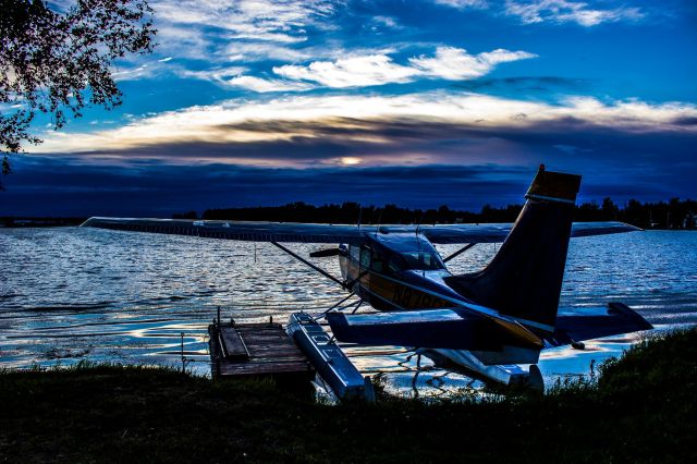 Cessna 206 Stationair — - On a walk around Lake Hood seaplane base across from Anchorage International. 