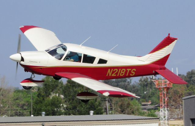 Piper Cherokee (N218TS) - Taking off from RWY 24