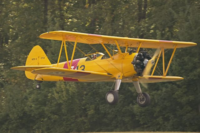 Boeing PT-17 Kaydet (N41EE) - Military Aviation Museum's Boeing B75N1, N2S-3 at War Birds Over the Beach October 2021