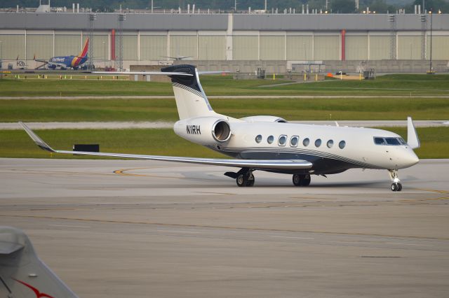 Gulfstream Aerospace Gulfstream G650 (N1RH) - The boss of Hendricks Motor Sports in town. 05-25-25 Race Day