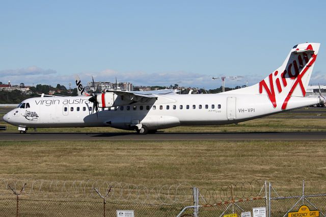 Aerospatiale ATR-72-600 (VH-VPI) - On 26 November 2018