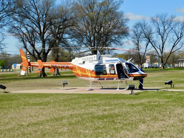 Bell 407 (N613PA) - Pafford Air One Delta at Bolivar Medical Center 