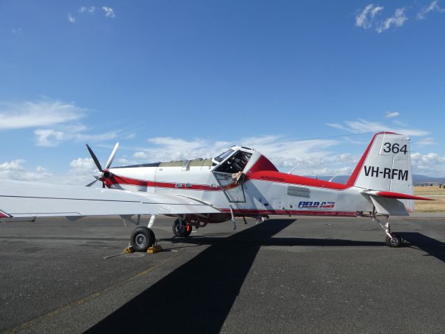 Air Tractor AT-802 (VH-RFM) - Bomber 364 on standby at Launceston airport