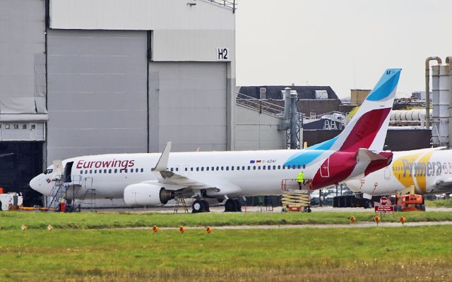 Boeing 737-800 (D-ABAF) - eurowings b737-86j d-abaf after paint by iac in shannon 1/4/19.