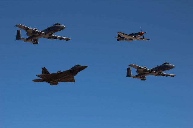 Lockheed F-22 Raptor — - Aviation Nation 2017, Nellis AFB