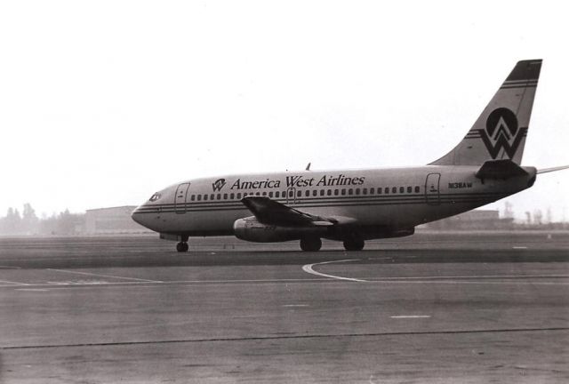 Boeing 737-200 (N138AW) - America West 737 at Ontario in the early 1980s