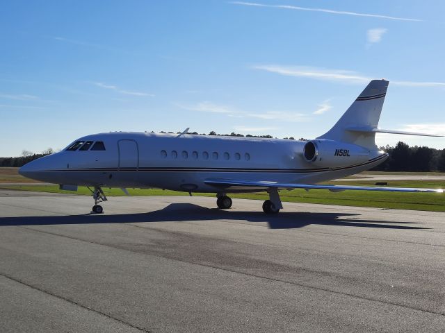 Dassault Falcon 2000 (N5BL) - Sitting at Camilla/ Mitchell County Ga Airport