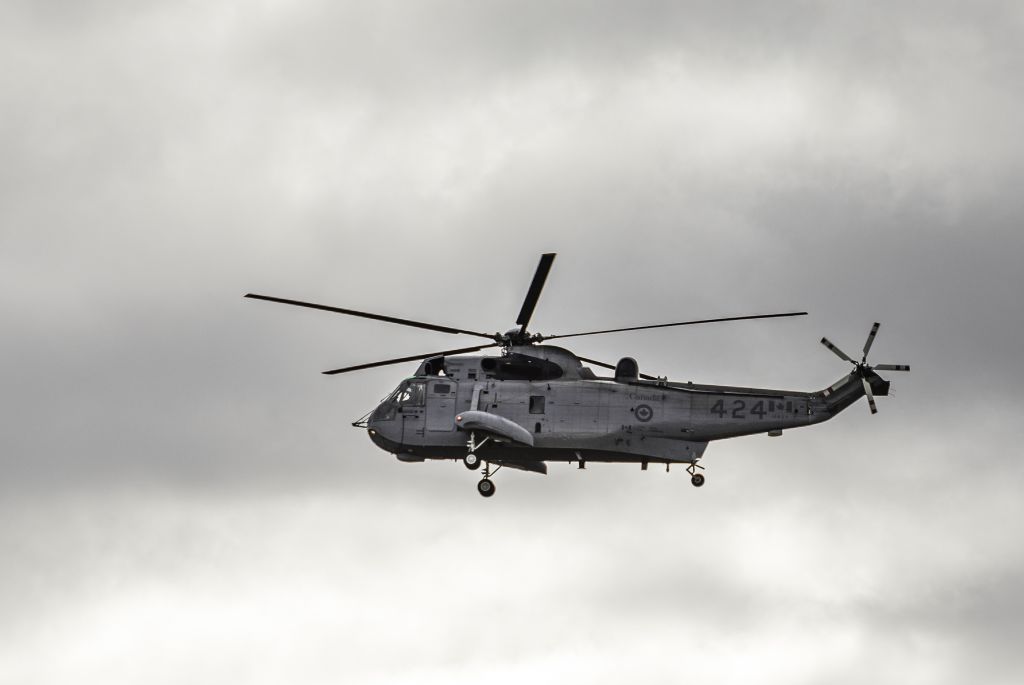 CICARE CH-12 (01-2424) - Royal Canadian Air Force Sikorsky CH-124 Sea King over Victoria, British Columbia