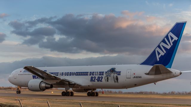 BOEING 767-300 (JA604A) - “STAR WARS ANA JET” LIVERYbr /All Nippon Airways / Boeing 767-346/ERbr /Dec.13.2015 Hakodate Airport [HKD/RJCH] JAPAN