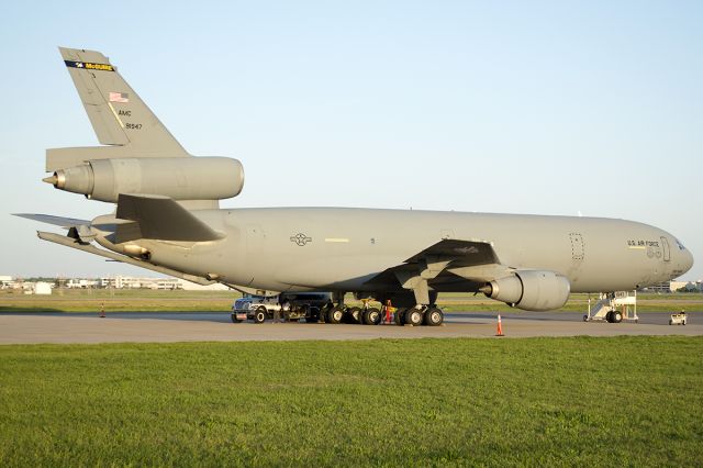 McDonnell Douglas DC-10 (79-1947) - First stop after returning to the states, so they had a visit with customs, and then some TLC for this Extender before RON. April 2013. 