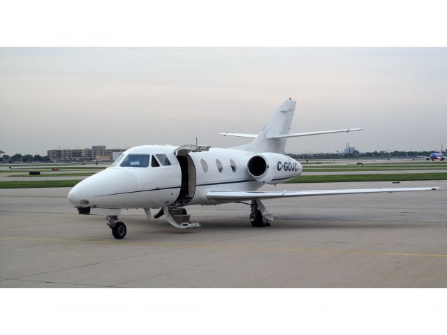 Dassault Falcon 10 (C-GOJC) - A visitor from Canada - welcome to the US!