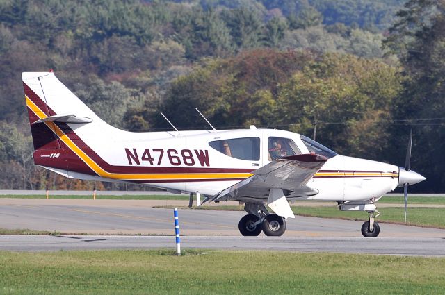 Rockwell Commander 114 (N4768W) - Seen at KFDK on 10/17/2010.