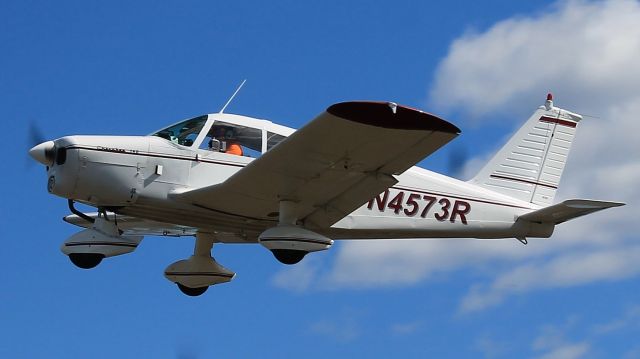 Piper Cherokee (N4573R) - Taking off during the 2021 Simsbury Fly-In.