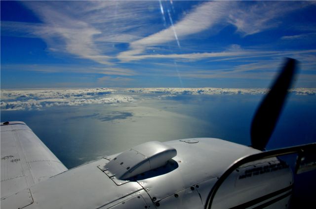 N72AL — - Over the Gulf of Mexico