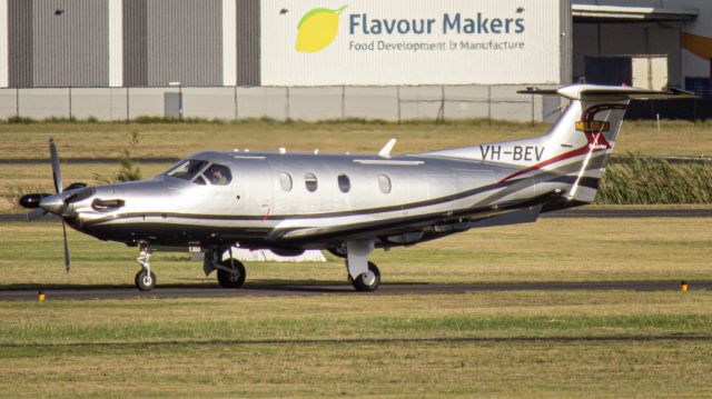 Pilatus PC-12 (VH-BEV)