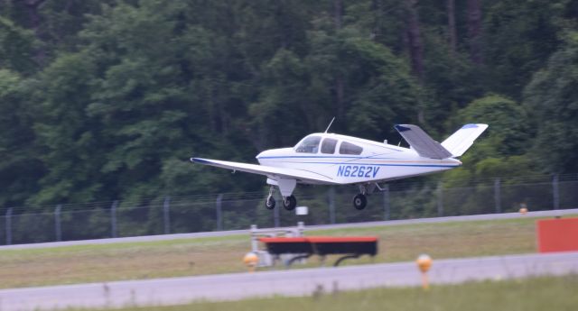 Beechcraft 35 Bonanza (N6262V) - V tail on takeoff