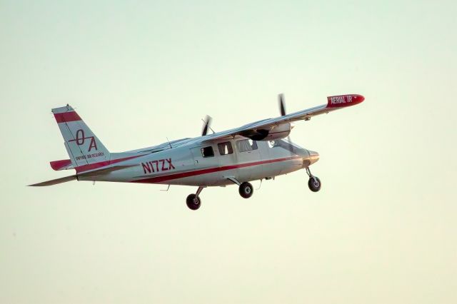 Partenavia P-68 (N17ZX) - Owyhee Air's Vulcanair P68 Observer2 departs  Livermore Municipal Air Port to gather data during California's Wildfire Season.br /September 2020