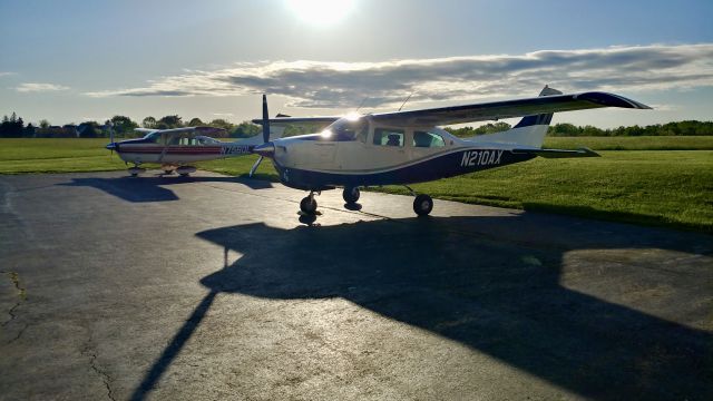 Cessna Centurion (N210AX) - On the Keystone ramp May 2021.